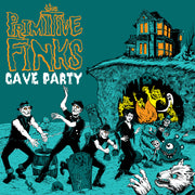 the album cover for Primitive Finks - Cave Party (orange Vinyl)
