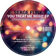 the album cover for Serge Funk - You Treat Me Right