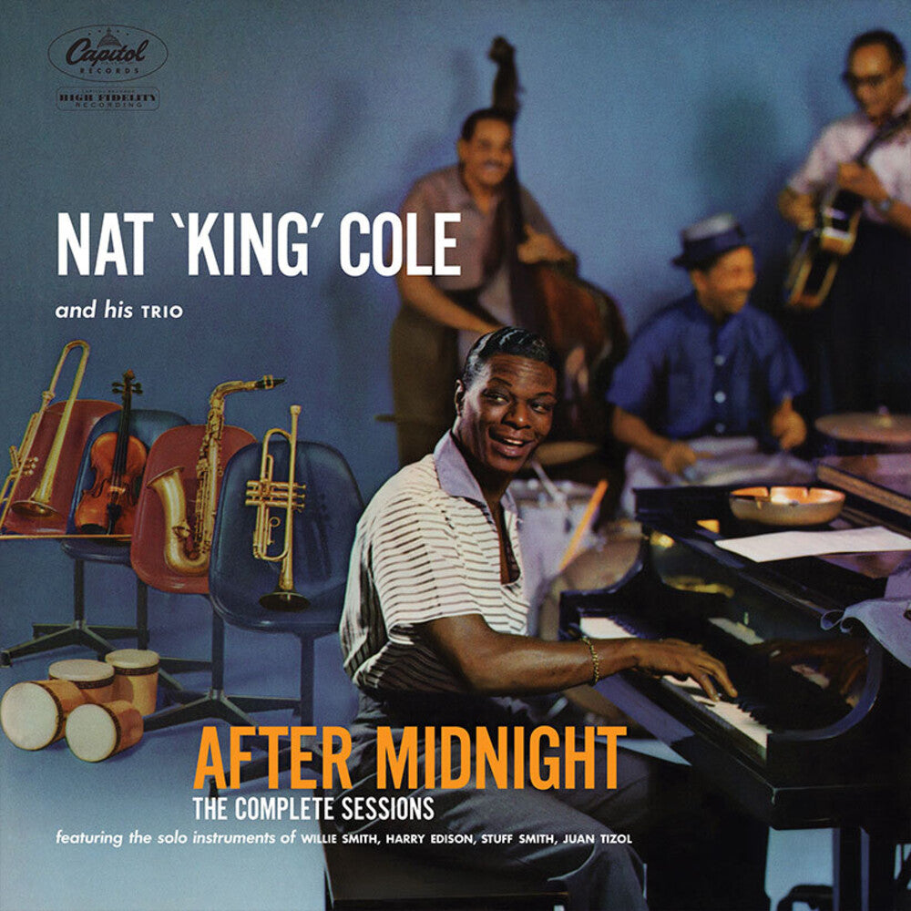 the album cover for Nat Cole  King - After Midnight: The Complete Sessions (Blue Note)