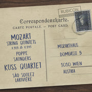 the album cover for Kuss Quartet - Mozart: String Quintets K.515 & K.593