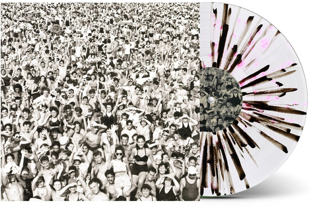 the album cover for George Michael - Listen Without Prejudice - [D2C / Indie Exclusive Black and Pink Splatter]