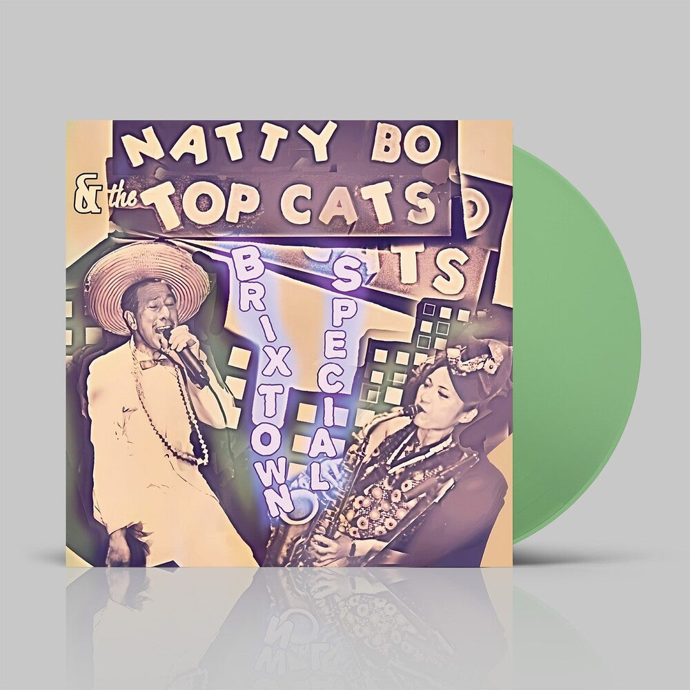 the album cover for Natty Bo & The Top Cats - Brixtown Special [Clear Vinyl] (Grn)