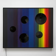 the album cover for David Grubbs - From Red Black To Black From Blue Black To Black
