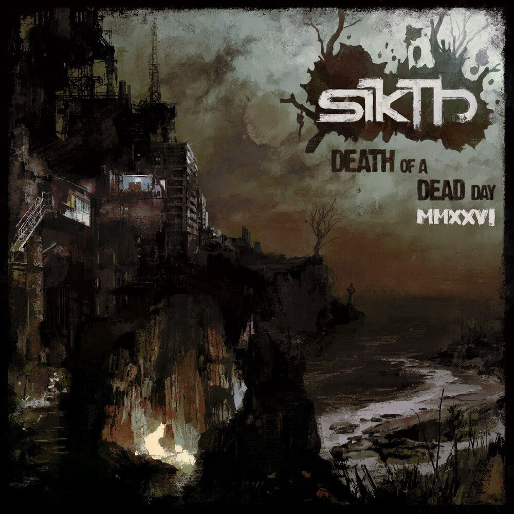 the album cover for Sikth - Death Of A Dead Day Mmxxvi - Orange/Black Smoke