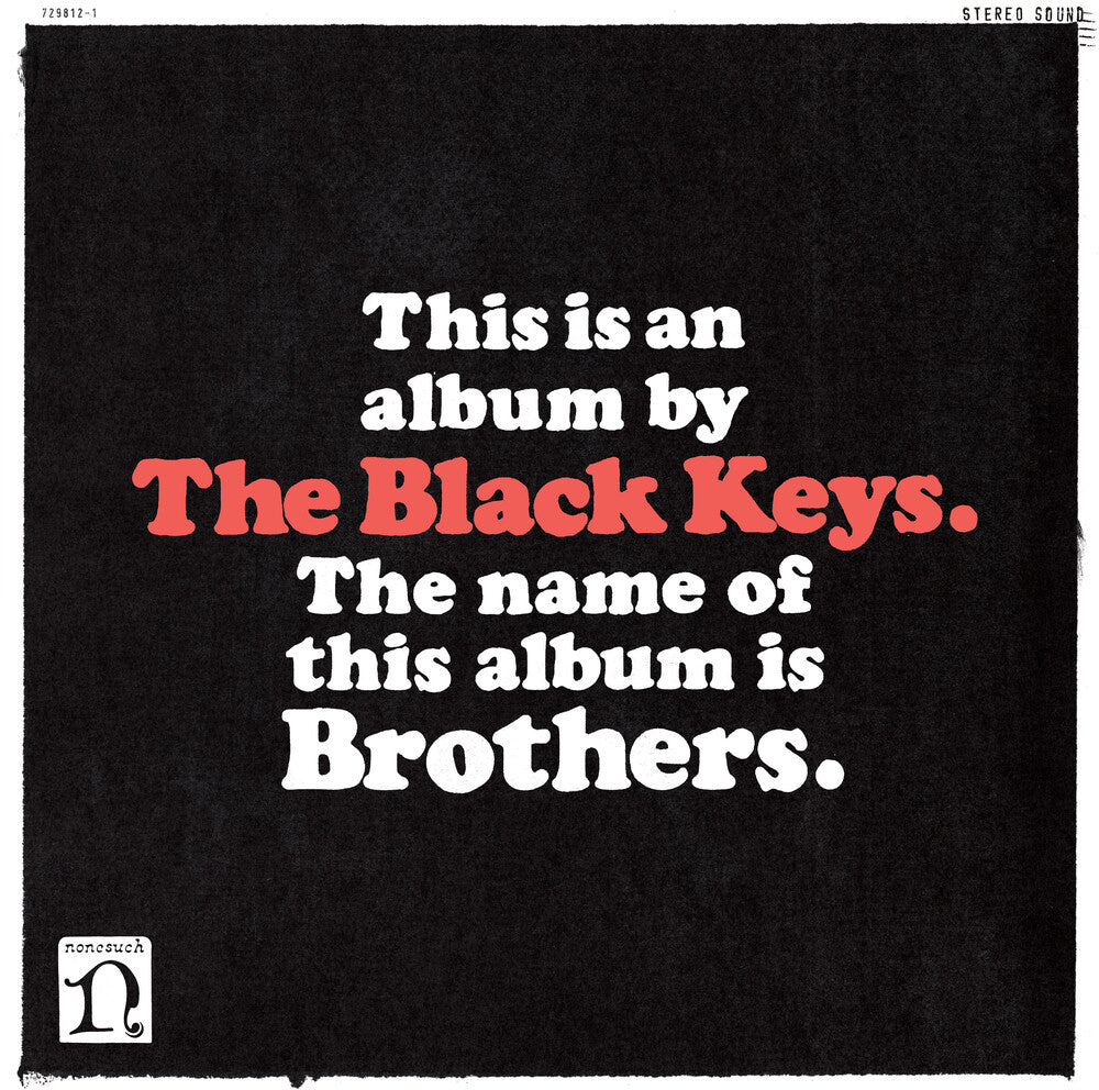 the album cover for The Black Keys - Brothers [Cola Bottle Clear]