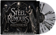 the album cover for Various Artists - Steel Rumours - The Songs of Fleetwood Mac Reforged in Steel [Black / Clear / White Splatter]