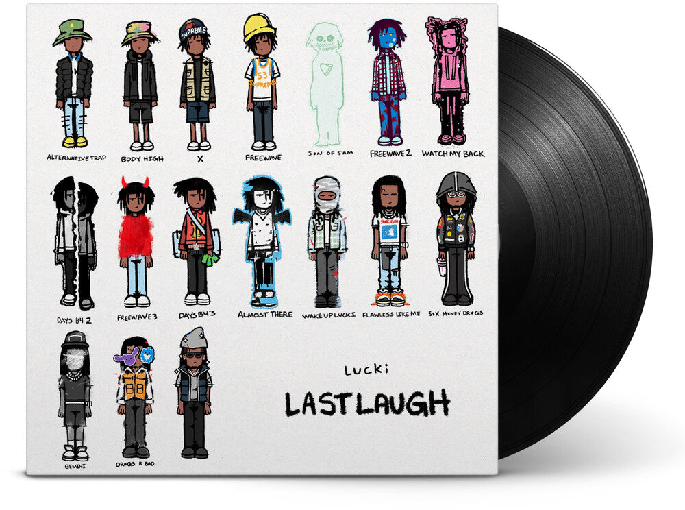 the album cover for Lucki - Last Laugh Archive Tape