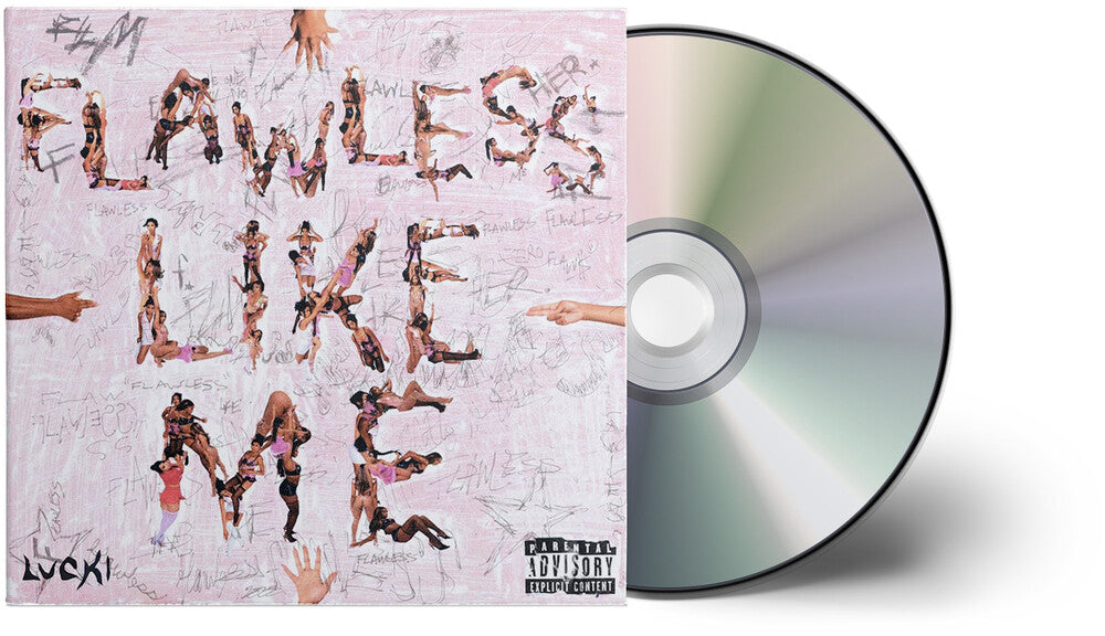 the album cover for Lucki - Flawless Like Me [Digipak]