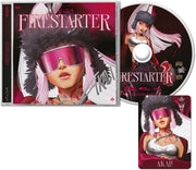 the album cover for K/DA, League of Legends - FIRESTARTER (EP) [Akali Edition]