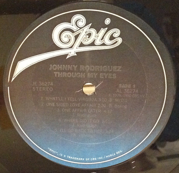 Johnny Rodriguez (4) : Through My Eyes (LP, Album, Ter)