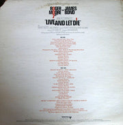 Various : Live And Let Die (Original Motion Picture Soundtrack) (LP, Album, Ter)