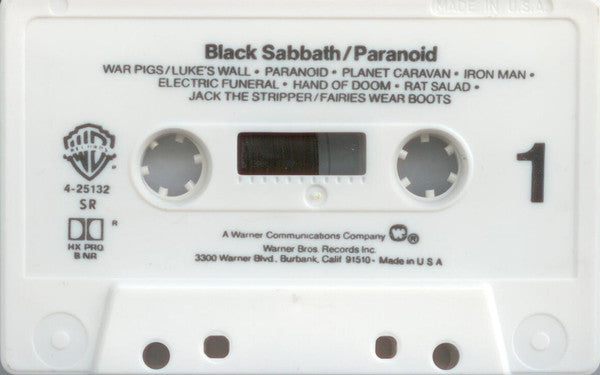 Black Sabbath : Paranoid / Heaven And Hell (Cass, Comp, Dol)