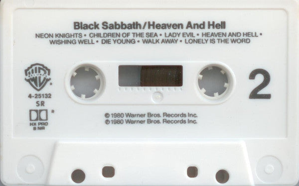 Black Sabbath : Paranoid / Heaven And Hell (Cass, Comp, Dol)
