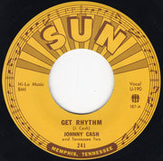 Johnny Cash And Tennessee Two* : Get Rhythm / I Walk The Line (7", Single, RE)