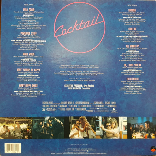 Various : Cocktail - Original Motion Picture Soundtrack (LP, Comp)