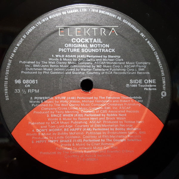 Various : Cocktail - Original Motion Picture Soundtrack (LP, Comp)