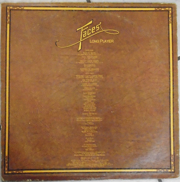 Faces (3) : Long Player (LP, Album, Club, Cap)