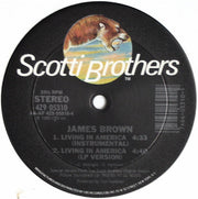 James Brown : Living In America (12" Extended Dance Mix) (12", Single, Pit)