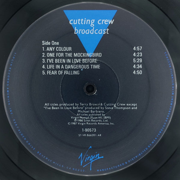 Cutting Crew : Broadcast (LP, Album, All)