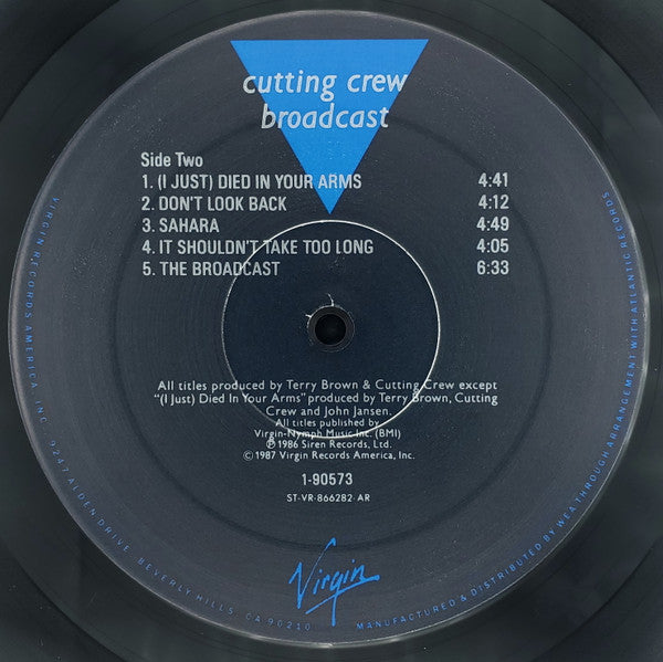 Cutting Crew : Broadcast (LP, Album, All)