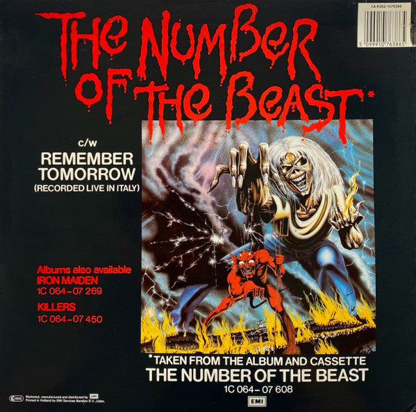Iron Maiden : The Number Of The Beast (12", Maxi)