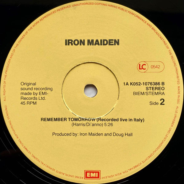 Iron Maiden : The Number Of The Beast (12", Maxi)
