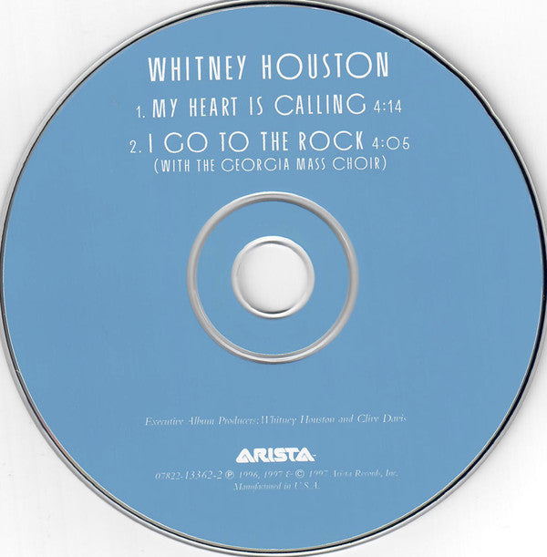 Whitney Houston : My Heart Is Calling (CD, Single, Car)
