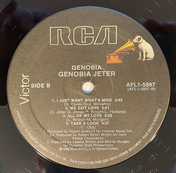 Genobia Jeter : Genobia (LP, Album)