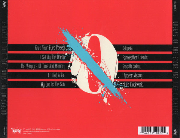 Queens Of The Stone Age : ...Like Clockwork (CD, Album, O-C)