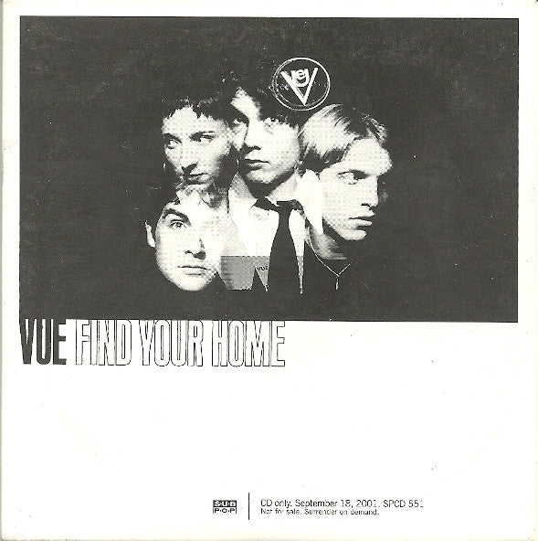 Vue : Find Your Home (CD, Album, Promo)