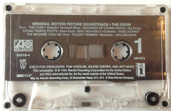 Various : The Crow (Original Motion Picture Soundtrack) (Cass, Album, SR,)