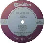 Max Steiner : Gone With The Wind - Orchestra Under The Direction Of Max Steiner (LP)