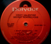 Cindy Valentine : Secret Rendez-Vous (LP, Album)