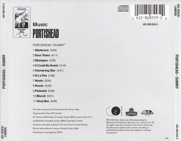 Portishead : Dummy (CD, Album, RE, UML)