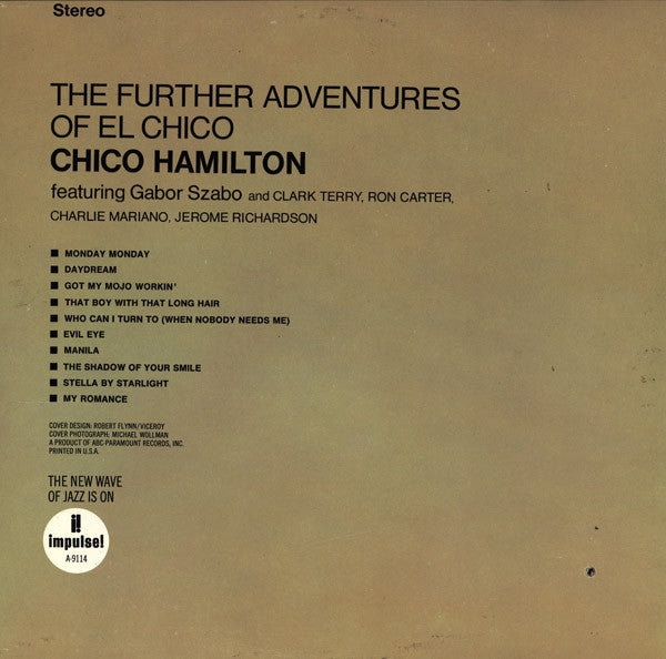 Chico Hamilton : The Further Adventures Of El Chico (LP, Album)