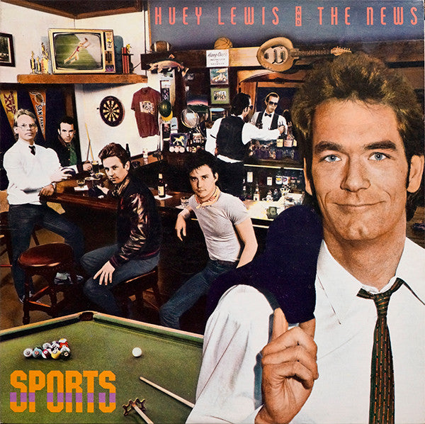 Huey Lewis & The News : Sports (LP, Album, Club, Ind)