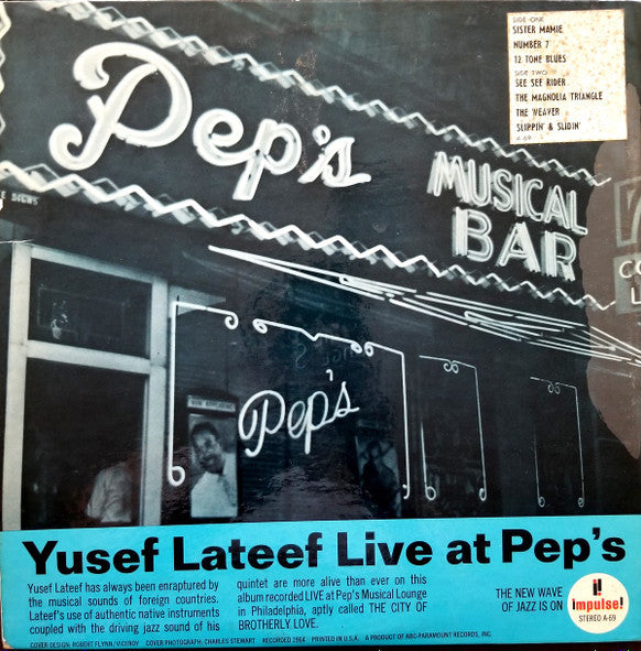 Yusef Lateef : Live At Pep's (LP, Album, Gat)