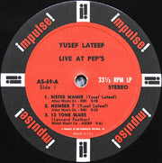 Yusef Lateef : Live At Pep's (LP, Album, Gat)