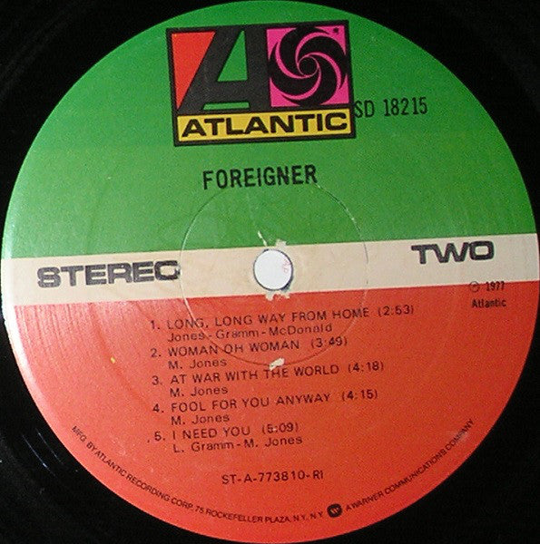 Foreigner : Foreigner (LP, Album, PR/)