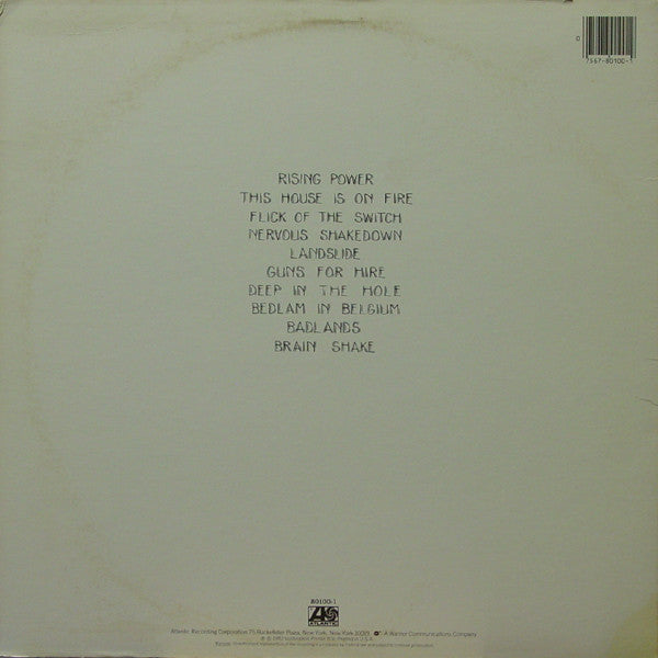 AC/DC : Flick Of The Switch (LP, Album, AR )