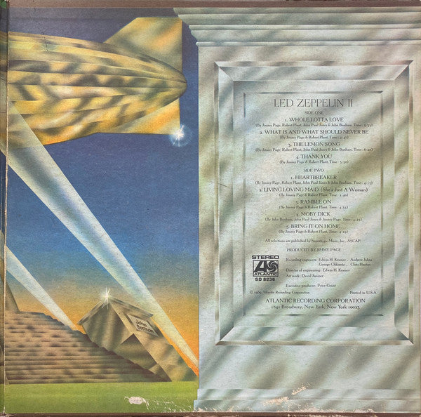 Led Zeppelin : Led Zeppelin II (LP, Album, "RL)