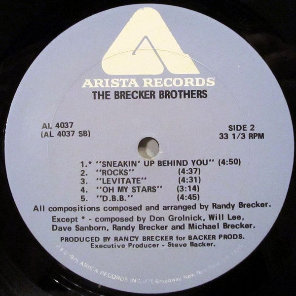 The Brecker Brothers : The Brecker Bros. (LP, Album)