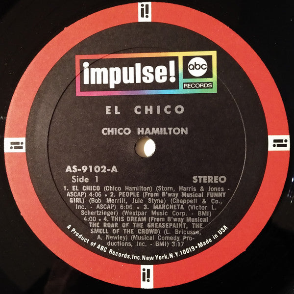 Chico Hamilton : El Chico (LP, Album, RE, Gat)