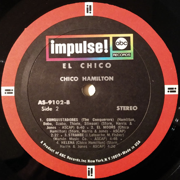 Chico Hamilton : El Chico (LP, Album, RE, Gat)