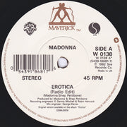 Madonna : Erotica (7", Single, Whi)