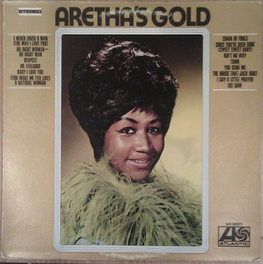 Aretha Franklin : Aretha's Gold (LP, Album, Comp, CTH)