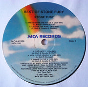Stone Fury : The Best Of Stone Fury (LP, Comp, Pin)