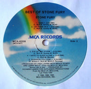 Stone Fury : The Best Of Stone Fury (LP, Comp, Pin)