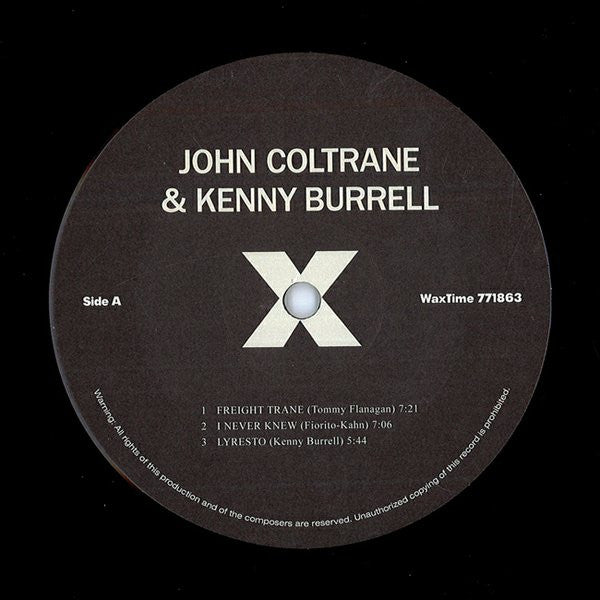 John Coltrane & Kenny Burrell : John Coltrane & Kenny Burrell (LP, Album, RE, RM, 180)