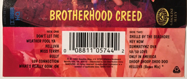 Brotherhood Creed : Brotherhood Creed (B.H.C.) (Cass, Album)